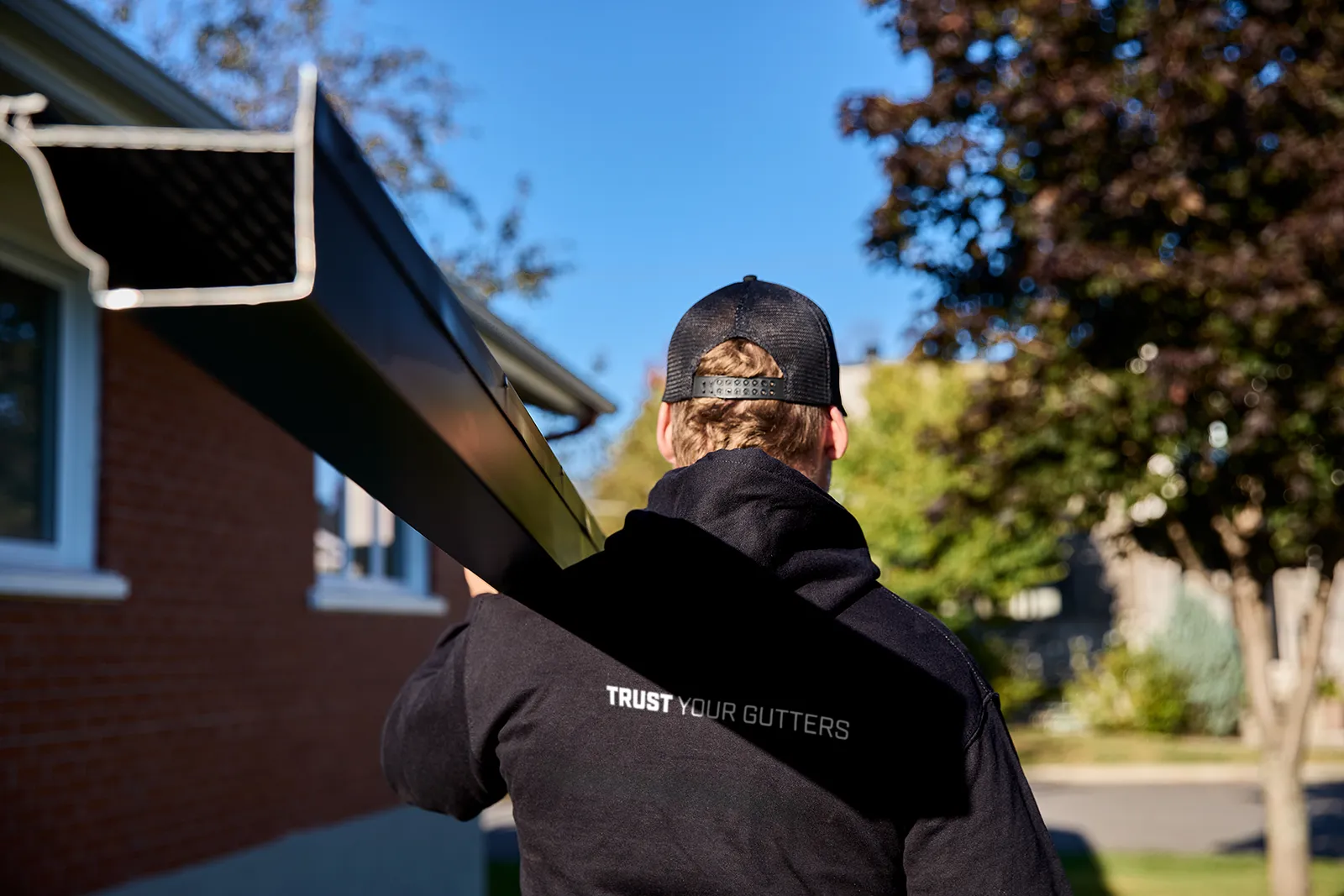 Roofline fastening and clean fascia line — IR Gutters and Siding, Hermitage TN