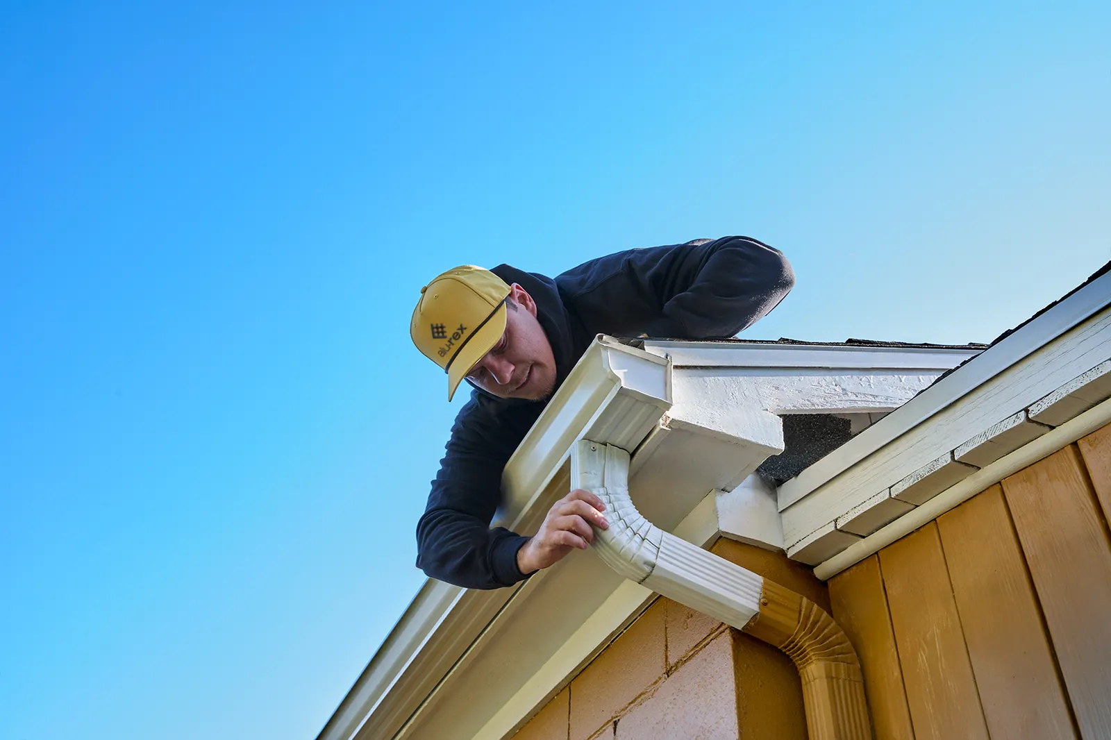 Finished gutter system, Hermitage area — IR Gutters and Siding, Hermitage TN